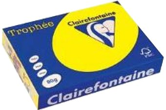 Офисная бумага Clairefontaine Trophee неон A4 80 г/кв.м 100 л (оранжевый) - 1/1