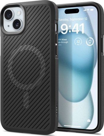 Чехол для телефона Spigen Core Armor (MagFit) для iPhone 15 Plus ACS06455 (черный) - 1/1