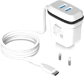 Сетевое зарядное Ritmix RM-2082C - 1/1
