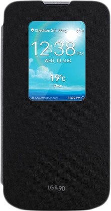 Чехол для телефона LG QuickWindow для LG L90 (черный) - 1/1