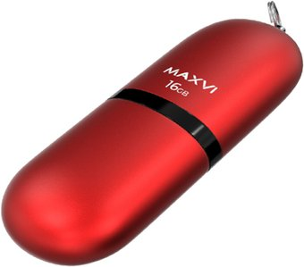 USB Flash Maxvi SF 16GB (красный) - 1/1
