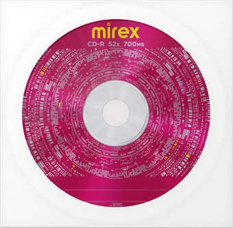 CD-R диск Mirex 700Mb 52x UL120052A8C (1 шт.) - 1/1