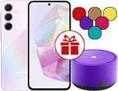 Смартфон Samsung Galaxy A35 SM-A356E 8GB/256GB + Яндекс Станция Лайт (лиловый) - 1/1