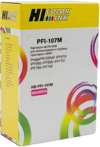 Картридж Hi-Black PFI-107M (аналог Canon PFI-107M) - 1/1