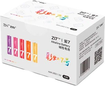 Батарейка ZMI ZI7 Rainbow AAA 40 шт. AA740 - 1/1