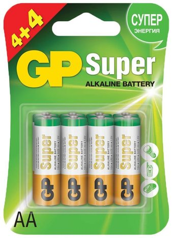 Батарейка GP 15A4/4-2CR8 8 шт - 1/1