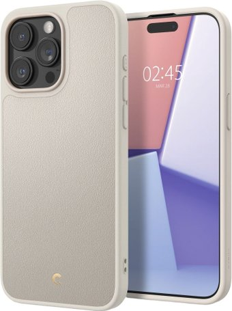 Чехол для телефона Spigen Cyrill Kajuk Mag для iPhone 15 Pro Max ACS06633 (кремовый) - 1/1