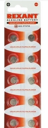 Батарейка Rexant 30-1032 10шт - 1/1