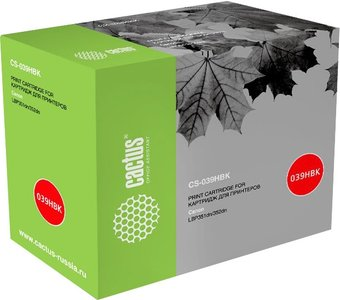 Картридж CACTUS CS-039HBK (аналог HP Canon 039H) - 1/1