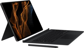 Чехол для планшета Samsung Book Сover Keyboard для Samsung Tab S8 Ultra (черный) - 1/1