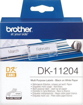 Самоклеящаяся термобумага Brother DK-11204 - 1/1