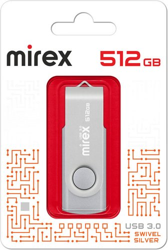 USB Flash Mirex Color Blade Swivel 3.0 512GB 13600-FM3SS512 - 1/1