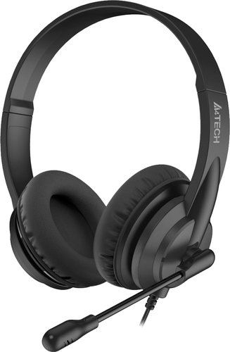 Офисная гарнитура A4Tech HS-10 (черный) - 1/1