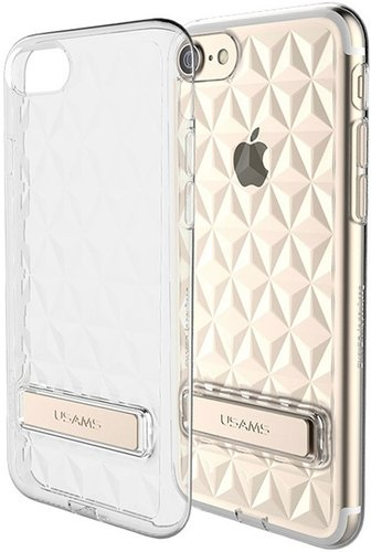Чехол для телефона Usams для Apple iPhone 7 (прозрачный/золотистый) - 1/1