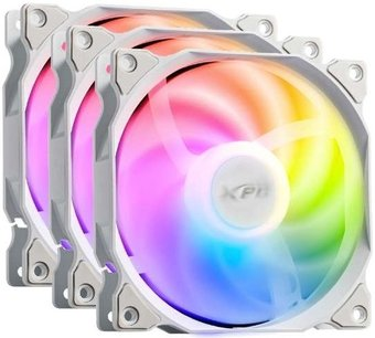 Комплект вентиляторов для корпуса ADATA XPG Vento 120x3 ARGB PWM (белый) - 1/1