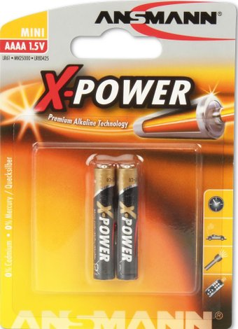 Батарейка Ansmann AAAA 2 шт. [1510-0005] - 1/1