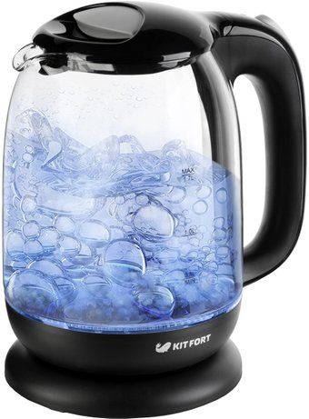 Электрический чайник Kitfort KT-625-5 (черный/серый) - 1/1