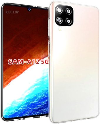 Чехол для телефона KST для Samsung Galaxy A12/M12/F12 (прозрачный) - 1/1