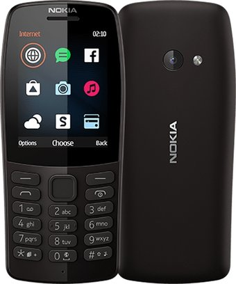 Кнопочный телефон Nokia 210 (черный) - 1/1