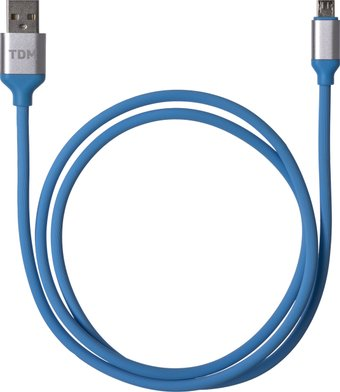 Кабель TDM Electric USB Type-A - microUSB SQ1810-0316 (1 м, синий) - 1/1