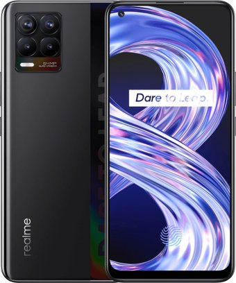 Смартфон Realme 8 6GB/128GB с NFC (кибер черный) - 1/1
