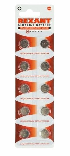 Батарейка Rexant 30-1033 10шт - 1/1