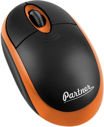 Мышь Partner Cordless WM-025 (черный/оранжевый) - 1/1