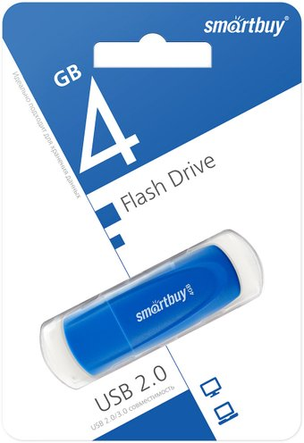 USB Flash SmartBuy Scout 4GB (синий) - 1/1