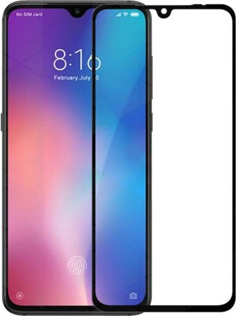 Защитное стекло KST Full glue для Xiaomi Mi 9 SE (черное) - 1/1