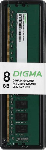 Оперативная память Digma 8ГБ DDR4 3200 МГц DGMAD43200008D - 1/1