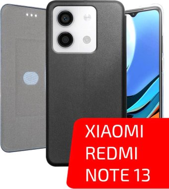 Чехол для телефона Akami Prime для Xiaomi Redmi Note 13 (черный) - 1/1