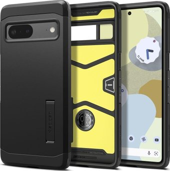 Чехол для телефона Spigen Tough Armor для Pixel 7 ACS04701 (черный) - 1/1