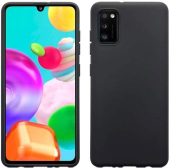 Чехол для телефона Case Matte для Samsung Galaxy A41 (черный) - 1/1