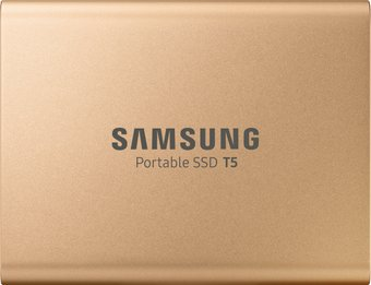 Внешний накопитель Samsung T5 500GB (розовое золото) - 1/1