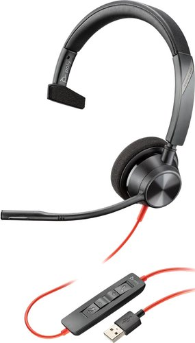 Офисная гарнитура Plantronics Blackwire 3310 MS USB-A - 1/1