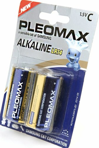 Элементы питания Pleomax LR14 BL-2 - 1/1