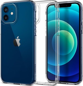 Чехол для телефона Spigen Ultra Hybrid для iPhone 12/iPhone 12 Pro ACS01702 (прозрачный) - 1/1