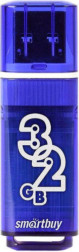 USB Flash SmartBuy Glossy Dark Blue 32GB [SB32GBGS-DB] - 1/1