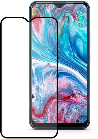 Защитное стекло Case Full Glue для Vivo Y11/Y12 (черный глянец) - 1/1