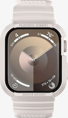 Ремешок Spigen Rugged Armor Pro для Apple Watch (45/44 мм) (бежевый) - 1/1