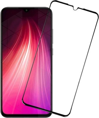 Защитное стекло KST Full glue для Xiaomi Redmi Note 8T (черное) - 1/1