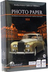 Фотобумага Revcol Ткань RC 10x15 260 г/м2 100 л [127895] - 1/1