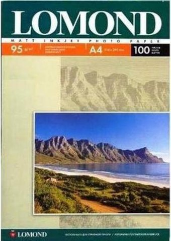 Фотобумага Lomond матовая односторонняя A3 95 г/кв.м. 100 листов (0102129) - 1/1