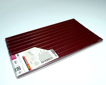 Металлический канал для переплета OPUS Classic 304x13 мм OCH1330410BOR (10 шт, бордовый) - 1/1