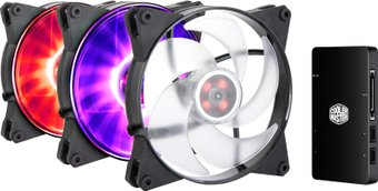 Комплект вентиляторов для корпуса Cooler Master MasterFan Pro 140 Air Pressure RGB (с контроллером) - 1/1