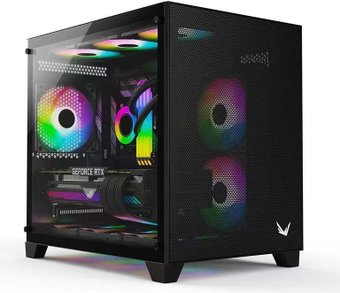 Компьютер BVK R5 5600G MB 2*8Gb 512GB 3050 8Gb 600W Formula Crystal Z5 black - 1/1