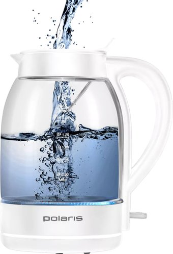 Электрический чайник Polaris PWK 1797CGL Water Way Pro (белый) - 1/1