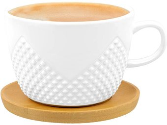 Чашка с блюдцем Elan Gallery Ромбики 540506 - 1/1
