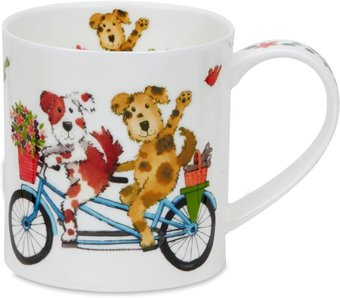 Кружка Dunoon Собаки на велосипеде Оркни DNN78643609 (350мл) - 1/1