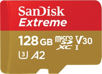 Карта памяти SanDisk Extreme microSDXC SDSQXAA-128G-GN6MN 128GB - 1/1